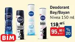 NİVEA DEODORANT BAY/BAYAN NİVEA DEODORANT BAY/BAYAN